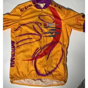 Vintage Go For The Gorge 1999 Grand High Roller Cycling BIKE JERSEY Mens XL